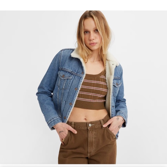 Levi’s Original Sherpa Trucker Jacket - Picture 4 of 9